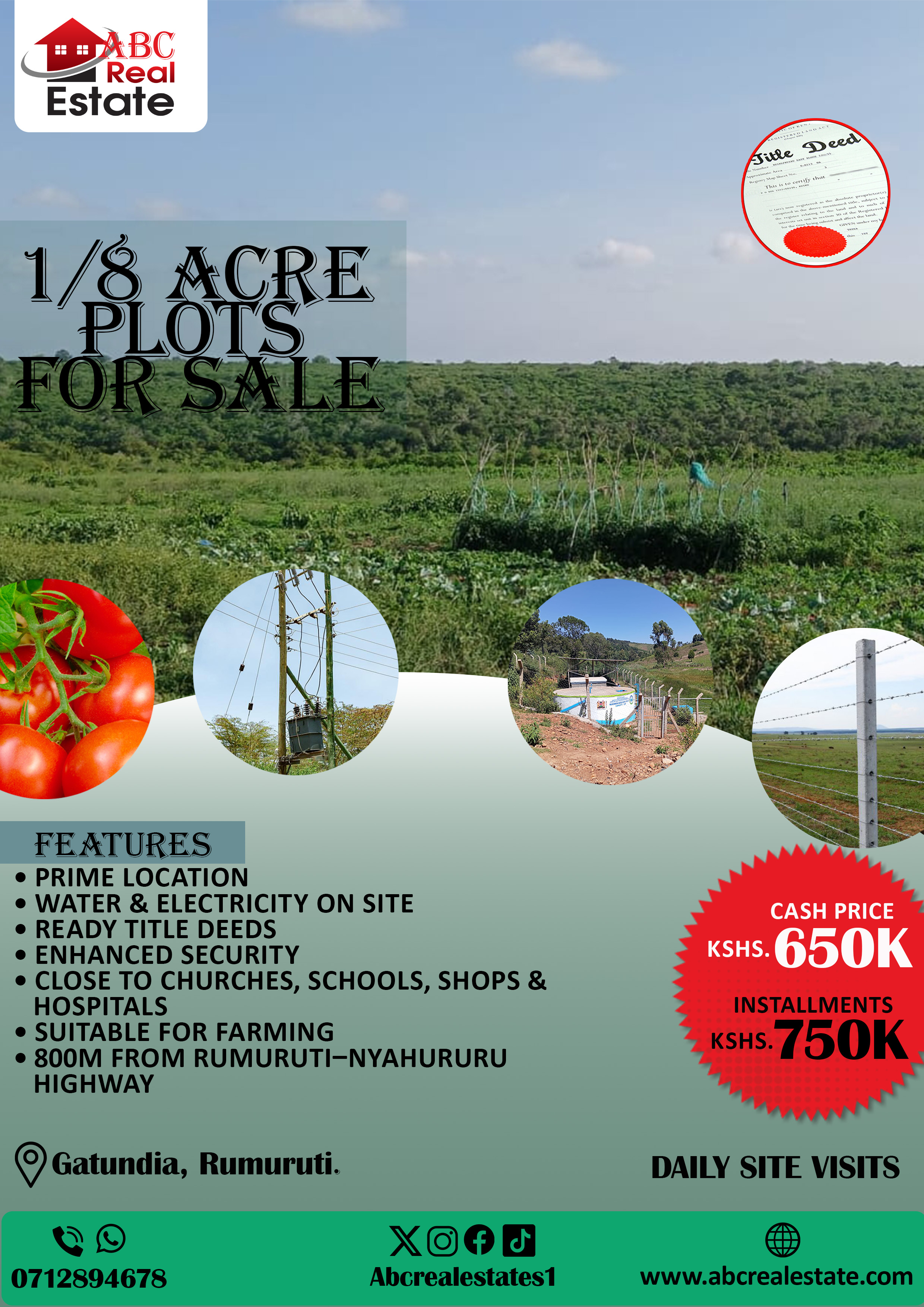 land selling poster